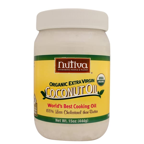 Nutiva Raw Extra Virgin Organic Solid Coconut Oil Ml