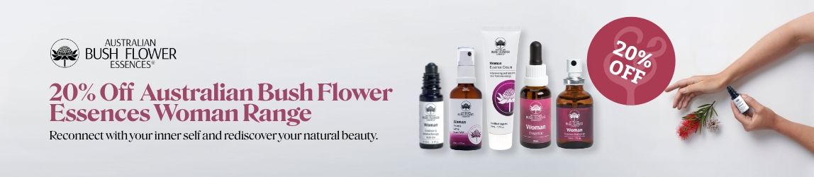 20% off Australian Bush Flower Essences Women’s range