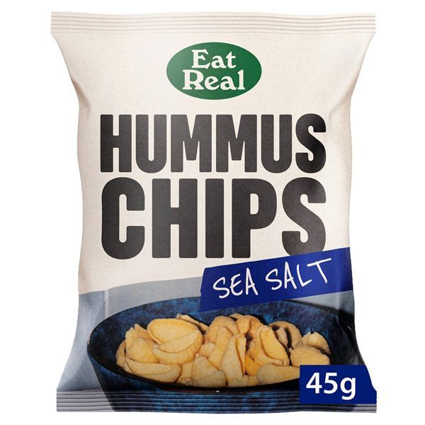 Eat Real Hummus Chips Sea Salt 40g G Baldwin And Co