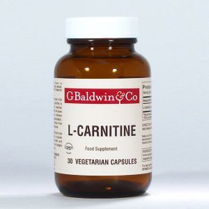 Baldwins L-carnitine 500mg 30 Vegetarian Capsules