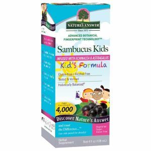 Natures Answer Sambucus Kids Alcohol Free Fluid Extract 120ml