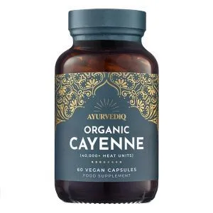 Ayurvediq Wellness Organic Cayenne Pepper 60 capsules