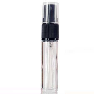 Baldwins Clear Glass Roll-On Bottles With Spray Atomiser Cap 10ml