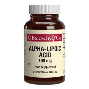 Baldwins Alpha-lipoic Acid 100mg 60 Vegetarian Tablets
