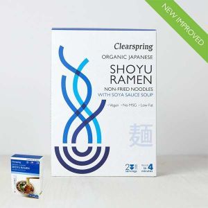 Clearspring Organic Japanese Shoyu Ramen With Soya Sauce Soup (2 Servings)