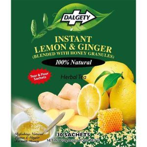Dalgety Instant Lemon and Ginger (Blended with Honey granules) 30 Sachets