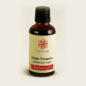 Baldwins Elderflower ( Sambucus Nigra ) Herbal Tincture