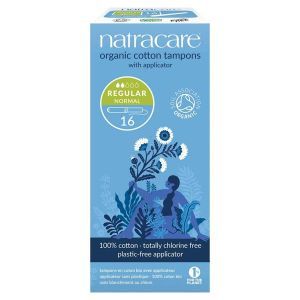 Natracare Organic All Cotton Applicator Tampons X 16 (regular)