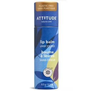 Attitude Lip Balm Unscented Plastic Free 8.5g