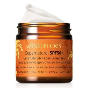 Antipodes Supernatural SPF 50+ Ceramide Silk Facial Sunscreen 60ml