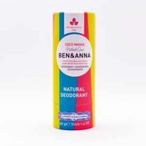 Ben & Anna Natural Soda Deodorant Stick Coco Mania 40g