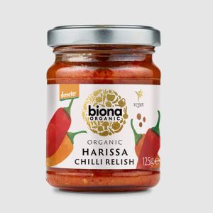 Biona Organic Harissa Chilli Relish 125g