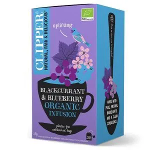 Clipper Blackcurrant & Blueberry Organic Infusion 20 tea bags