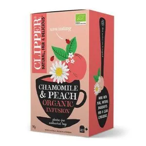 Clipper Chamomile & Peach Tea 20 tea bags