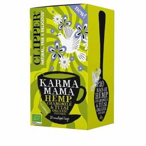 Clipper Karma Mama Hemp Chamomile & Tulsi Organic Infusion 20 Teabags