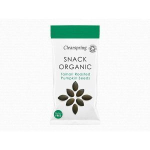 ClearSpring - Organic Snack Tamari Roasted Pumpkin Seeds 30g