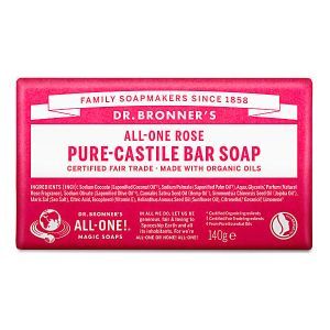 Dr Bronner All One Rose Pure Castille Soap Bar 140g
