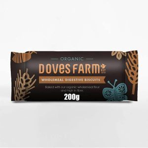 Doves Farm Organic Wholemeal Digestive Biscuits 200g