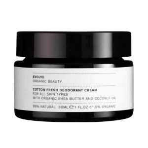 Evolve Cotton Fresh Deodorant Cream 30ml