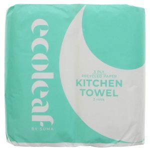 Ecoleaf 3 Ply Kitchen Towel Twin Pack