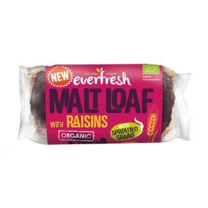 Everfresh Organic Malted Raisin Loaf 330g