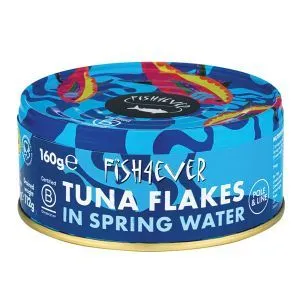 Fish 4 Ever Tuna Flakes in Spring Water 160g