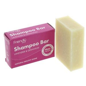 Friendly Soap Ltd. Natural Lavender and Geranium Shampoo Bar 95g