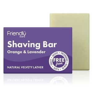 Friendly Soap Shaving Bar Orange & Lavender 95g