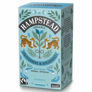 Hampstead Tea Organic Fairtrade Peppermint and Spearmint 20 Sachets