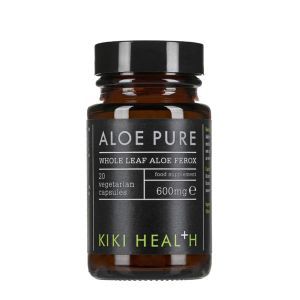 Kiki Health Aloe Pure 600mg 20 Vegetarian Capsules