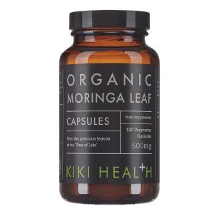 Kiki Health Organic Moringa Leaf 500mg 120 Vegetarian Capsules