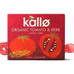Kallo - Organic Tomato & Herb 6 Stock Cubes 66g