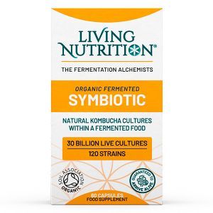 Living Nutrition Symbiotic 30 Billion Cultures 120 Strains 60 caps