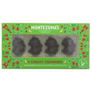 Montezumas DarkChocolate Mandarin Snowmen 55g