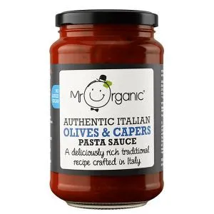 Mr Organic Italian Olives & Capers Pasta Sauce 350g