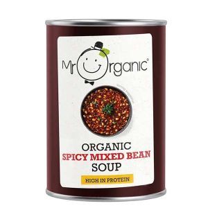 Mr Organic Organic Spicy Mixed Bean Soup 400g
