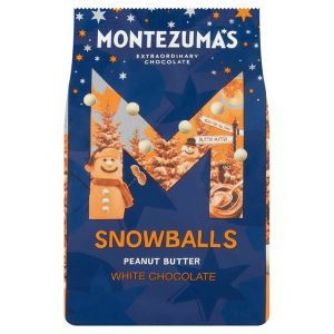 Montezumas White Chocolate Peanut Butter Snowballs 150g