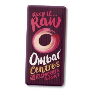 Ombar Organic Chocolate Centres Raspberry & Coconut 35g