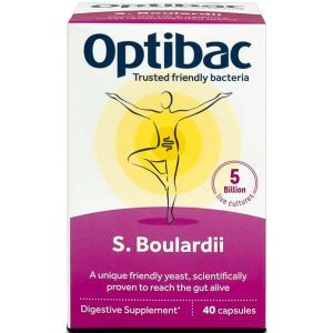Optibac Saccharomyces Boulardii 40 Vegan Capsules