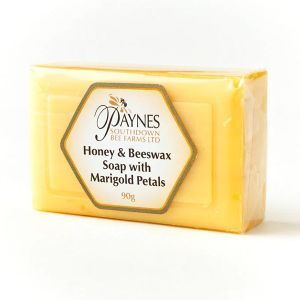 Paul Paynes Honey & Beeswax Soap with Marigold Petals 90g