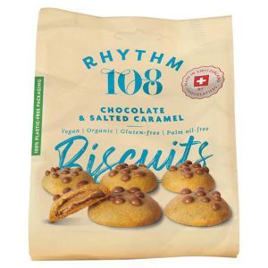 Rhythm108  Chocolate & Salted Caramel Biscuits, 135g