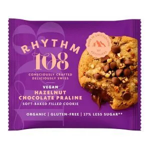 Rhythm 108 Soft-Filled Hazelnut Chocolate Praline Cookie 50g