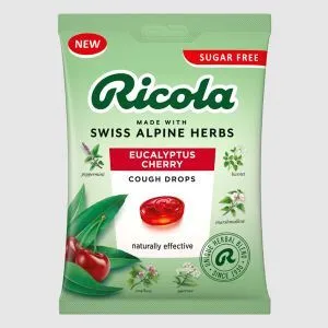 Ricola Eucalyptus & Cherry sugar-free drops 70g