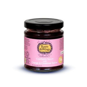 Roots & Wings Organic Cranberry Sauce with Orange & Spices 200g