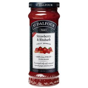 St Dalfour Strawberry & Rhubarb Fruit Spread 284g