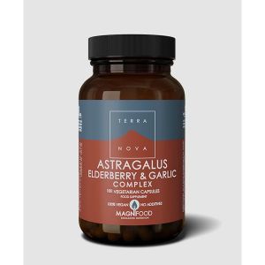 Terranova Astragalus Elderberry and Garlic Complex 100 Vegetarian Capsules