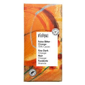 Vivani Fine Dark Orange Chocolate 100g