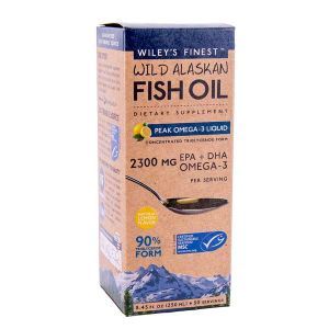 Wiley's Finest Wild Alaskan Fish Oil Peak Omega 3 liquid 250ml