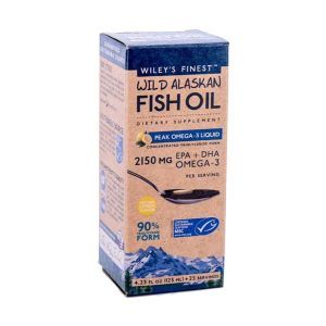 Wiley's Finest Wild Alaskan Fish OIl Peak Omega 3 Liquid 125ml
