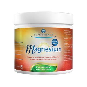 Healthreach Magnesium Effervescent Powder Tropical Fruit Flavour 150g